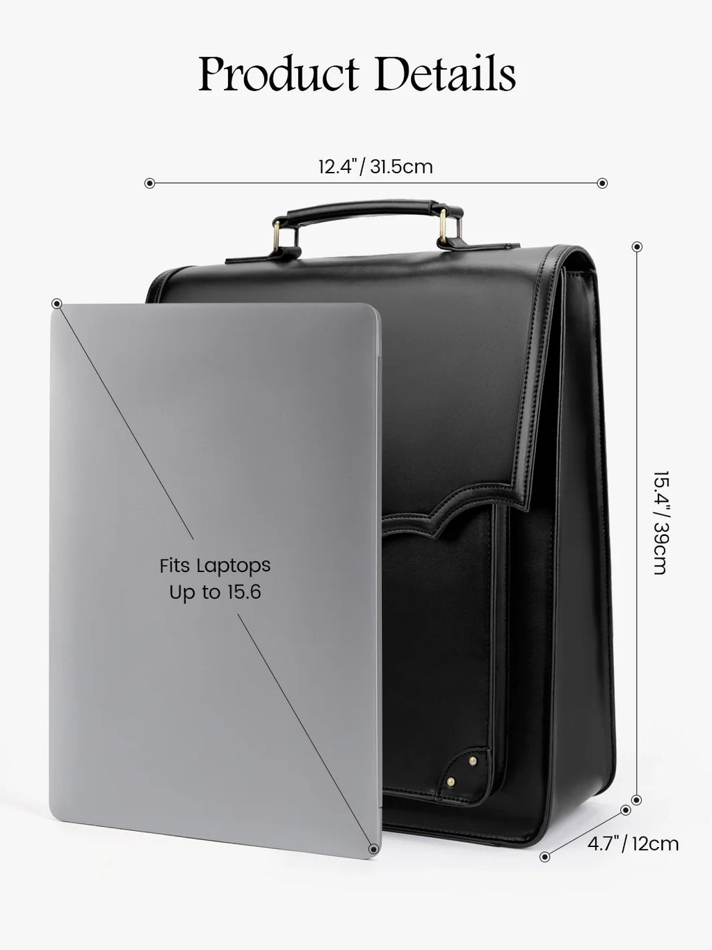 Aria Vintage Backpack for Laptops 15.6 Inches