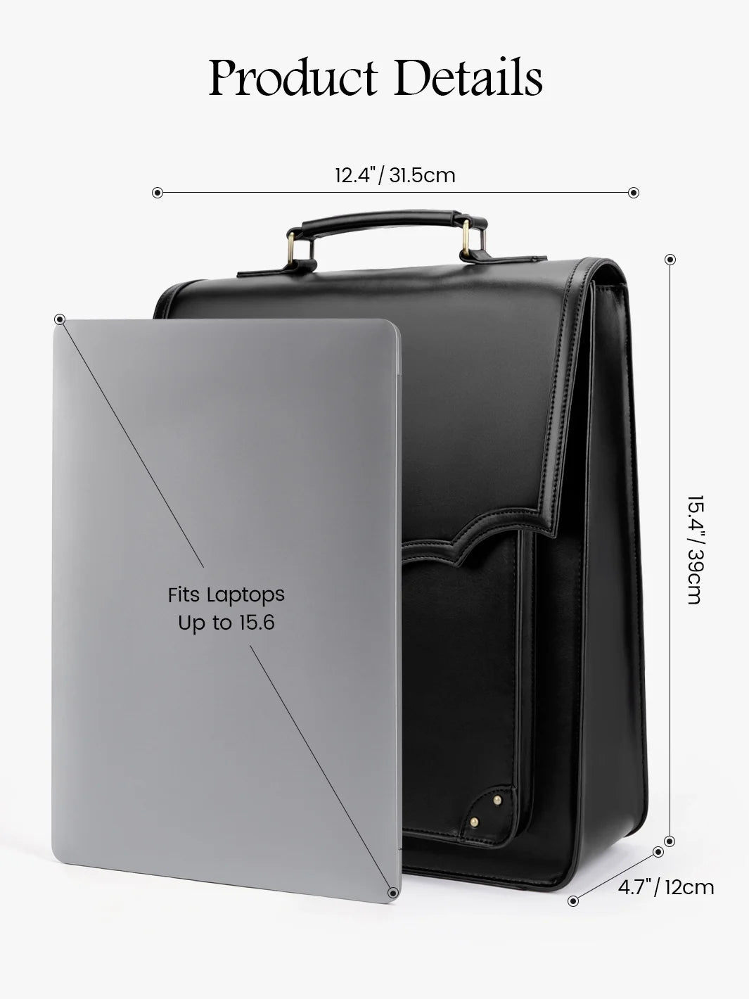 Aria Vintage Backpack for Laptops 15.6 Inches