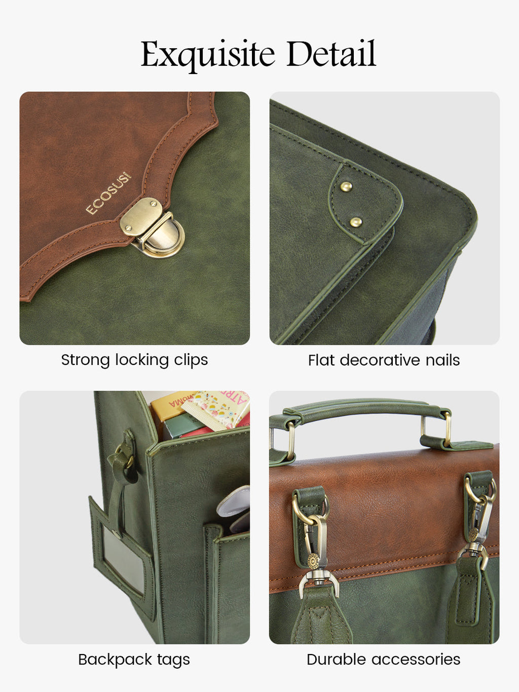 Aria Vintage Backpack for Laptops 15.6 Inches